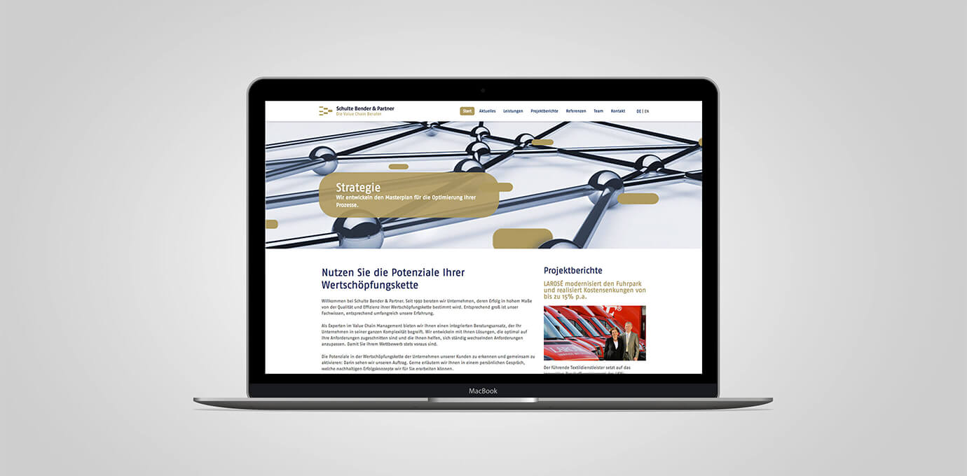 georg design Referenz Website Schulte Bender & Partner 06 Desktopansicht der responsiven Website von Schulte Bender & Partner