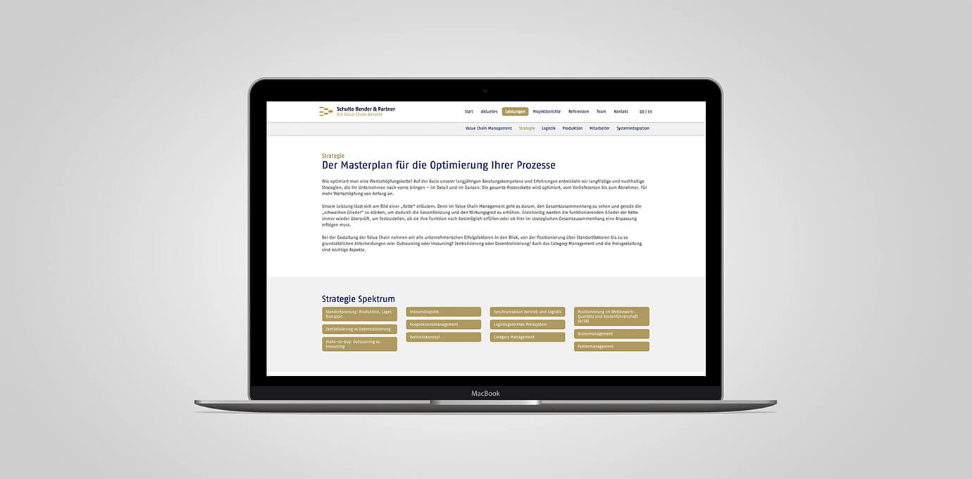 georg design Referenz Website Schulte Bender & Partner 07 Desktopansicht der responsiven Website von Schulte Bender & Partner