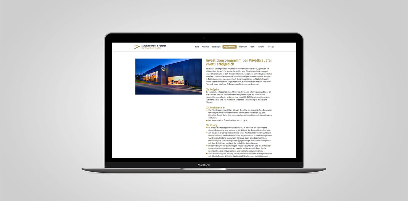 georg design Referenz Website Schulte Bender & Partner 08 Desktopansicht der responsiven Website von Schulte Bender & Partner