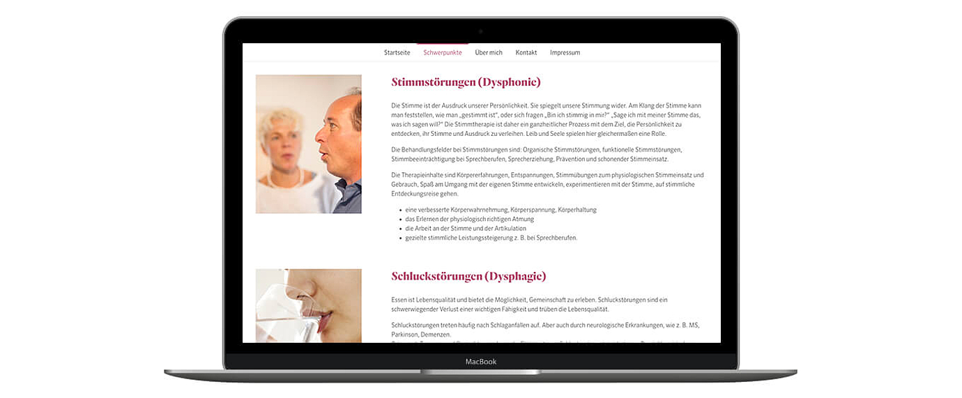 Homepage der Logopädin Jutta Tiefenbach aus Nottuln